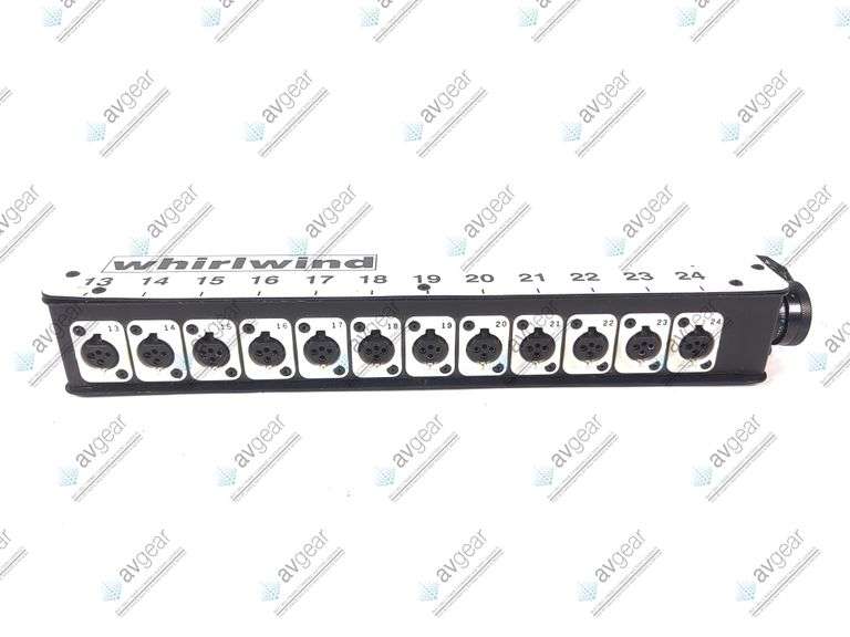 Whirlwind Mini 12 XLRF To W1IF Channel Audio Snake Box (White/Black)