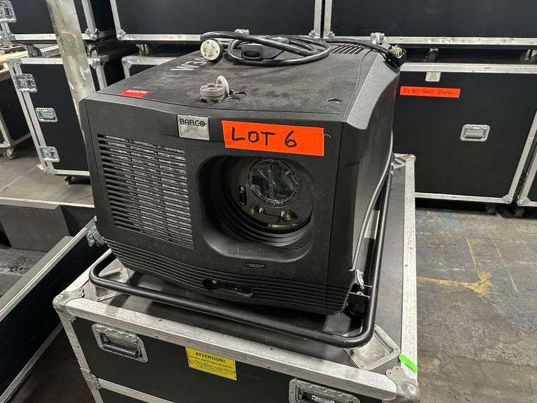 Barco HDF-W30 Flex Projector 30,000 Lumen, 1920 x 1200 Resolution, 3-Chip DLP Projector. Item includ