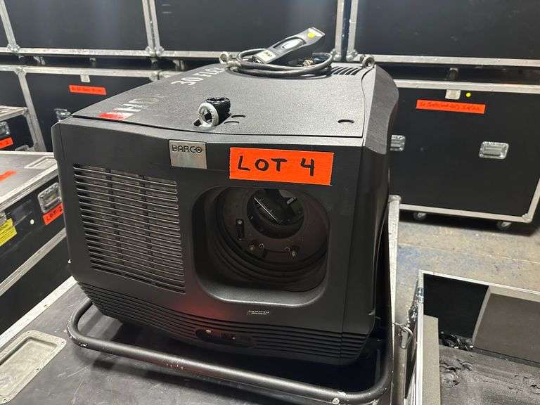 Barco HDF-W30 Flex Projector 30,000 Lumen, 1920 x 1200 Resolution, 3-Chip DLP Projector. Item includ