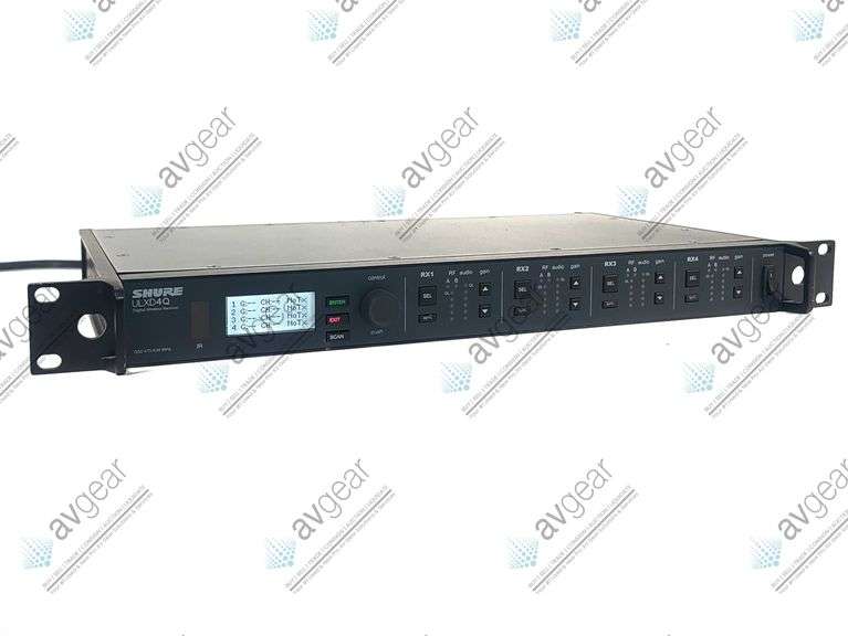Shure ULXD4Q-G50 Quad Channel Digital Wireless Receiver (470 - 534 MHz)