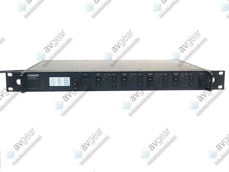 Shure ULXD4Q-G50 Quad Channel Digital Wireless Receiver (470 - 534 MHz)