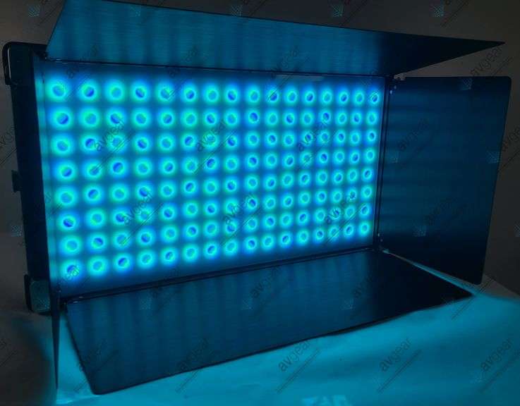 Cream Source Vortex8 2x1 RGBW 650W LED Light w/ Diffuser & Barn Doors