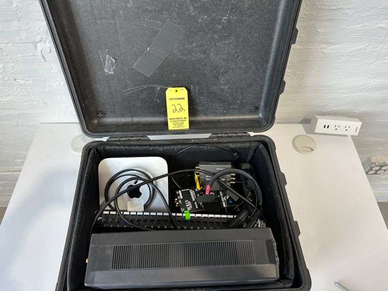 COMBO BOX 5, Mac Mini, APC Electric Battery Back Up, Black Magic Mini Converter - Sync Regenerator, 