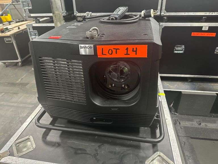 Barco HDF-W30 Flex Projector 30,000 Lumen, 1920 x 1200 Resolution, 3-Chip DLP Projector. Item includ