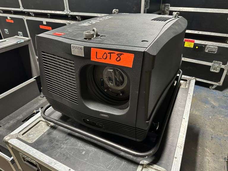 Barco HDF-W30 Flex Projector 30,000 Lumen, 1920 x 1200 Resolution, 3-Chip DLP Projector. Item includ