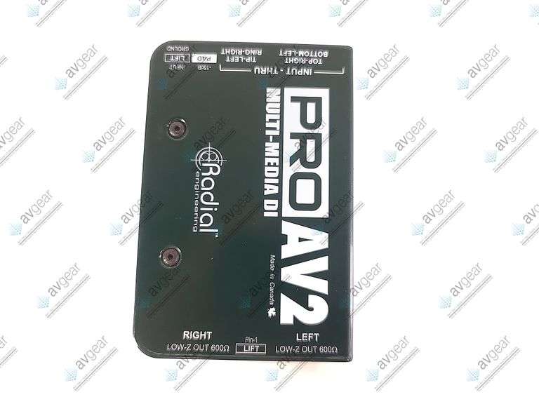 Radial Engineering Pro AV2 Multi-Media DI Box