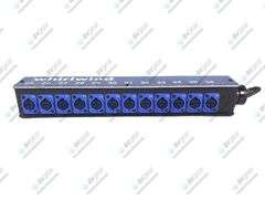 Whirlwind Mini 12 XLRF To W1IF Channel Audio Snake Box (Blue/Black)