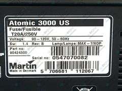 (2) Martin Atomic 3000 DMX Strobe Light