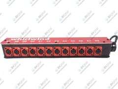 Whirlwind Mini 12 XLRF To W1IF Channel Audio Snake Box (Red)