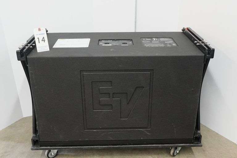 Electro-Voice EV XLC-118 High-Output Subwoofer Line-Array Element w/Rigging Frame & Base Wheel Board
