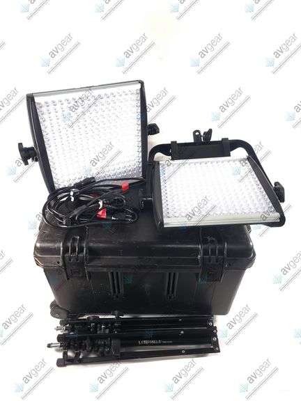 (2) Litepanels Astra 6X Bi-Color LED Panels in Pelican iM2750 Pull Behind Case