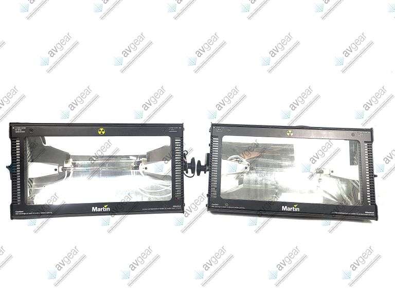 (2) Martin Atomic 3000 US DMX Strobe Lights