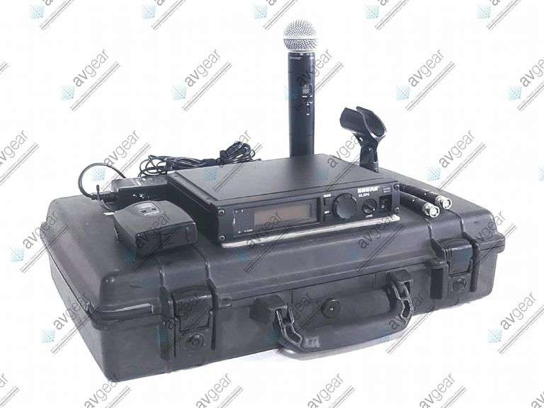 Shure ULXP4 Wireless Receiver Kit (G3: 470-506MHz) w/ Accessories in Pelican 1490 Case