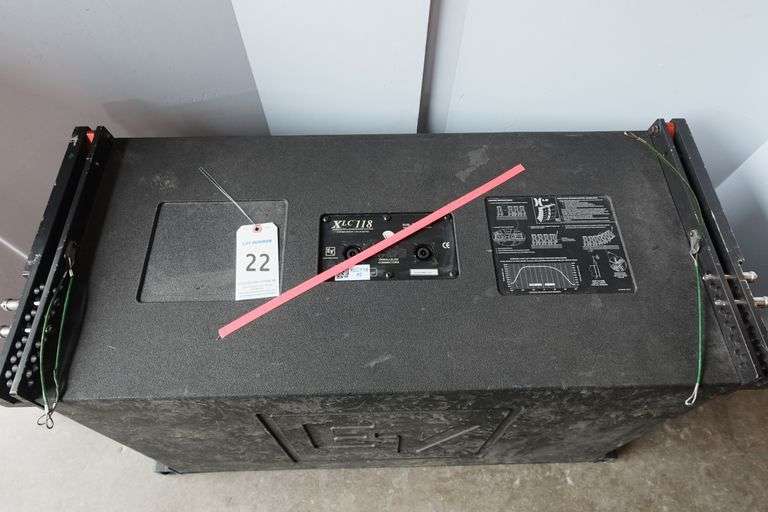 Needs Repair-Electro-Voice EV XLC-118 High-Output Subwoofer Line-Array Element w/Rigging Frame -No W