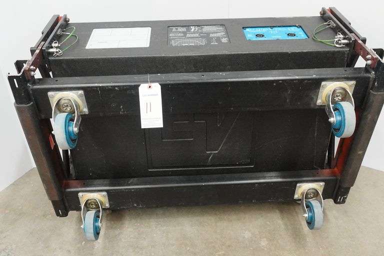 Electro-Voice EV XLC-127DVX 3-Way Passive Line Array Speaker w/Rigging Frame & Base Wheel Board & Ca