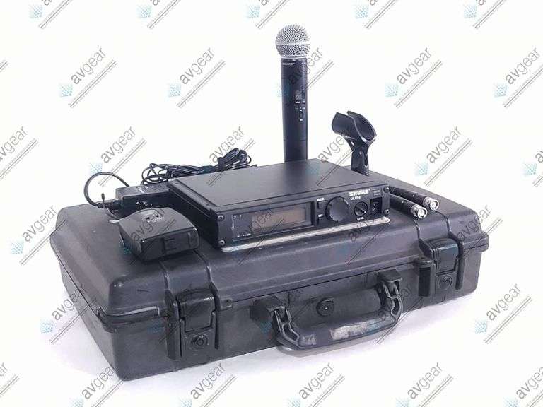 Shure ULXP4 Wireless Receiver Kit (J1: 554-590MHz) w/ Accessories in Pelican 1490 Case