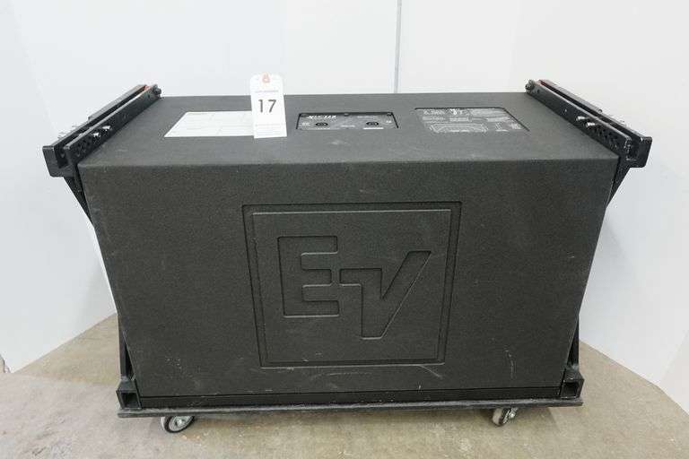 Electro-Voice EV XLC-118 High-Output Subwoofer Line-Array Element w/Rigging Frame & Base Wheel Board