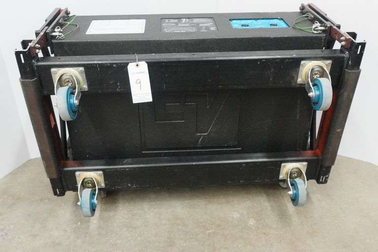 Electro-Voice EV XLC-127DVX 3-Way Passive Line Array Speaker w/Rigging Frame & Base Wheel Board & Ca