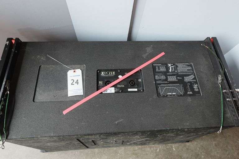 Needs Repair-Electro-Voice EV XLC-118 High-Output Subwoofer Line-Array Element w/Rigging Frame -No W