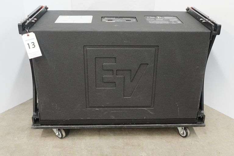Electro-Voice EV XLC-118 High-Output Subwoofer Line-Array Element w/Rigging Frame & Base Wheel Board
