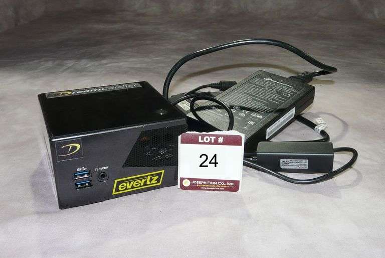 Evertz DC-Logger DreamCatcher Logging Station with Power Supply and (2) USB to RJ45 Adapters