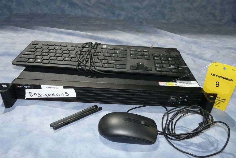 Superlogics SL-1UAH370I-GC Rackmount CPU Marked for Engineering with Keyboard and Mouse