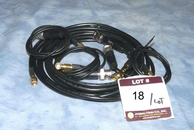 Lot (5) Assorted BNC to Antenna Adapter Cables
