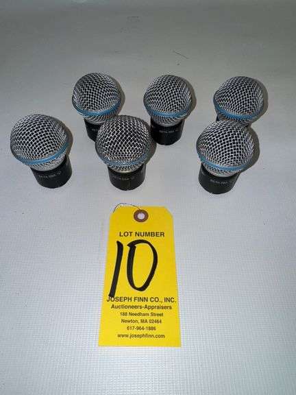 lot of (6) Shure Beta 58A Mic Capsule