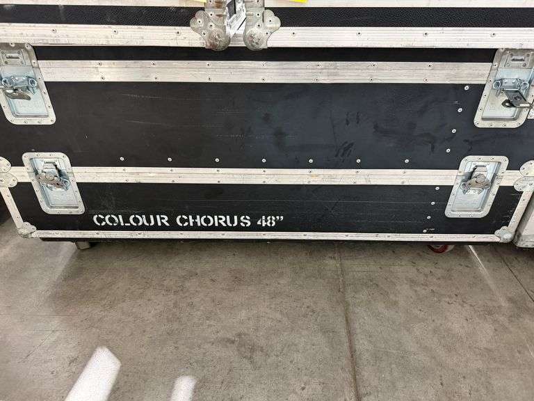 Colour Chorus 48" Double Stack Portable & Stackable Road Case 29" x 59" x 27.5"H  (Case Only)
