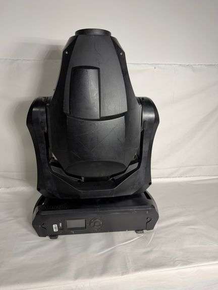 (2) Martin Mac Quantum Profile Moving Lights with Clamps, Portable & Stackable Road Case 23" x 31" 3