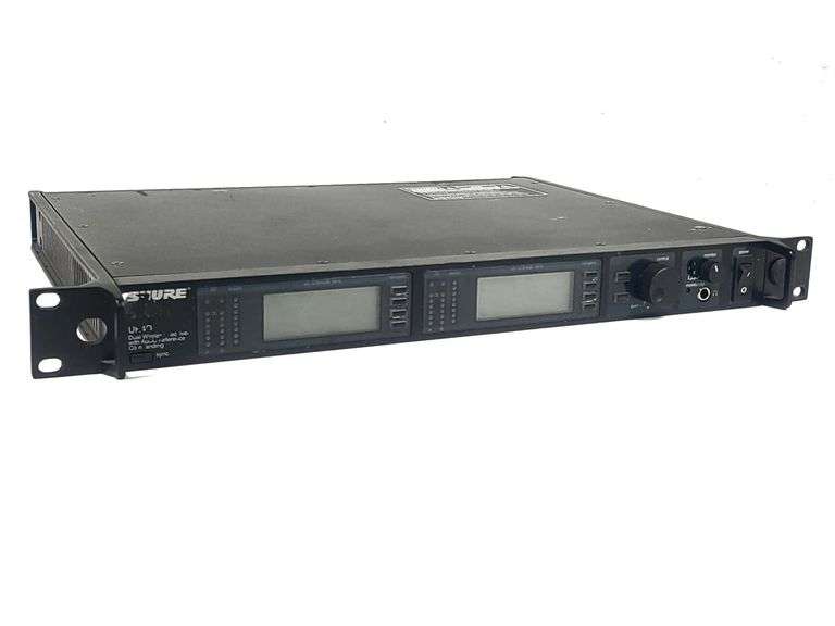 (FOR PARTS) Shure UR4D Dual Wireless Receiver - J5 (578-638 MHz)