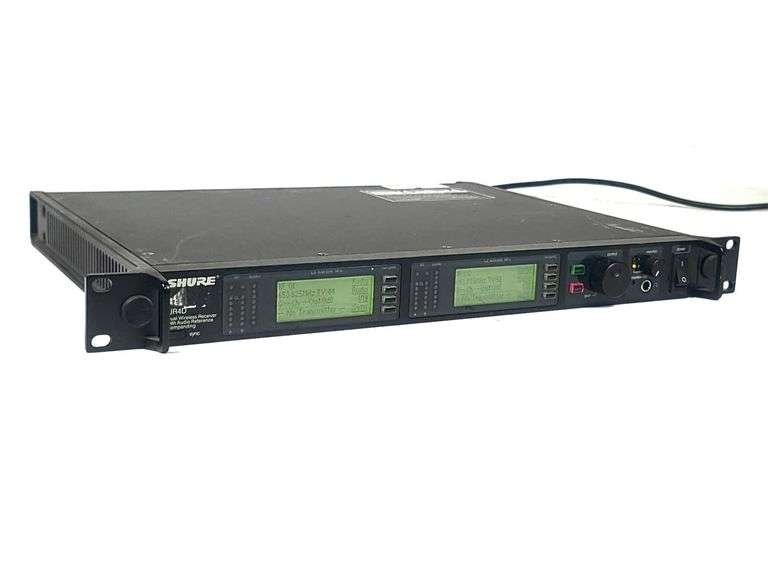 Shure UR4D Dual Wireless Receiver - (L3: 638-698 MHz) (NOT FOR USE IN THE U.S.)