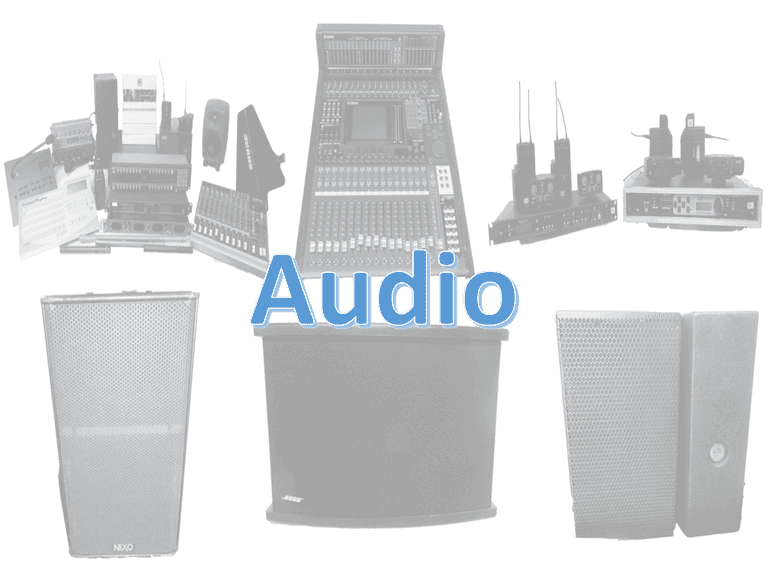 Audio ENG/Intercom/Mixers/Speakers/Processing Hardware