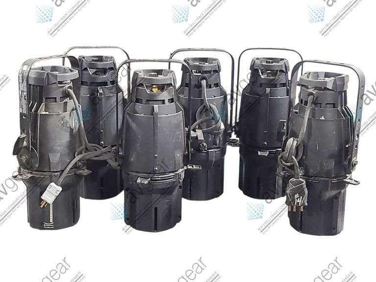 (6) ETC Source Four 750 Watt Ellipsoidal Spotlights