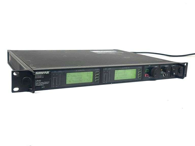 Shure UR4D Dual Wireless Receiver - J5 (578-638 MHz)
