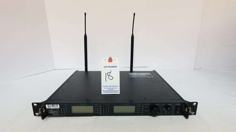 Shure UR4D+ G1 Dual Diversity UHF Wireless Microphone Receiver 470-530 MHz w/2-Antennas