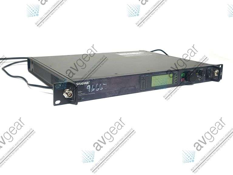 Shure UR4S+ Wireless Microphone Receiver w/ Audio Reference Companding (H4: 518 - 578 MHz)