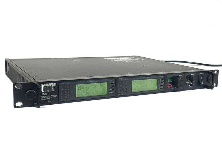 Shure UR4D Dual Wireless Receiver - J5 (578-638 MHz)