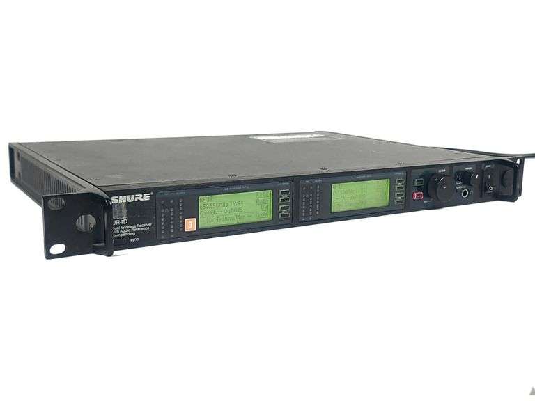Shure UR4D Dual Wireless Receiver - (L3: 638-698 MHz) (NOT FOR USE IN THE U.S.)