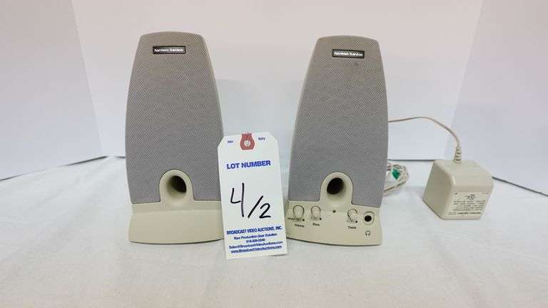Harman Kardon HK195 Pair (L-R) Multimedia Premium PC Speaker System