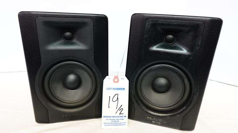 M-Audio BX5 D3 5" Powered Studio Monitor Speakers-Pair