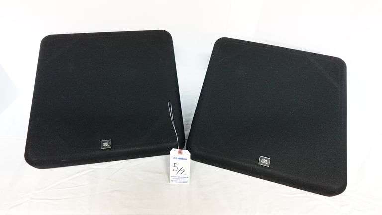 JBL 8330A 3-Way 200-Watt Cinema Surround Speakers - Pair w/ Wall Mounts