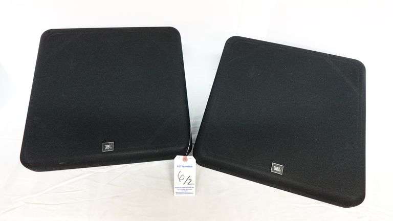JBL 8330A 3-Way 200-Watt Cinema Surround Speakers - Pair w/ Wall Mounts
