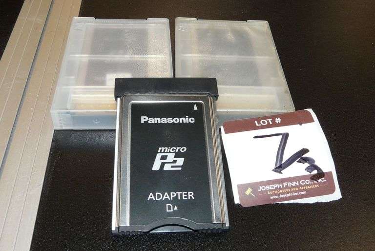 Lot (3) Panasonic AJ-P2AD1G Memory Card Adapters