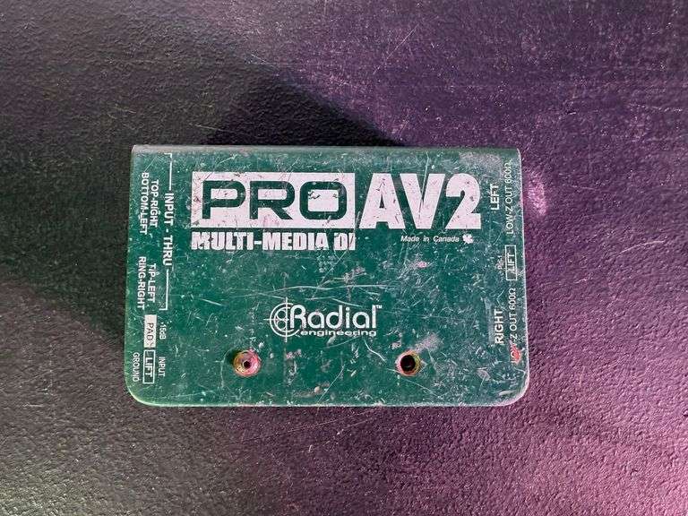 Radial PROAV2, Passive 2 Channel Direct box