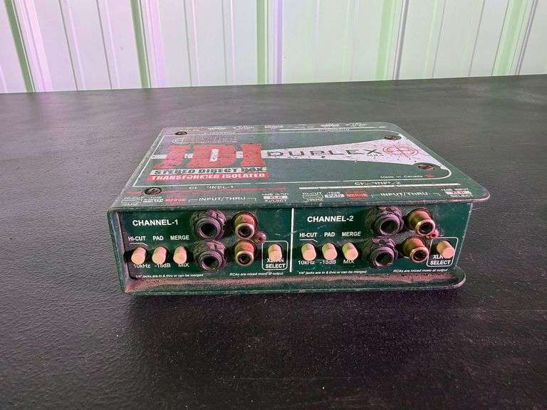 Radial JDI Duplex Stereo Direct Box, Jensen Transformer Equipped Passive Stereo Direct Box