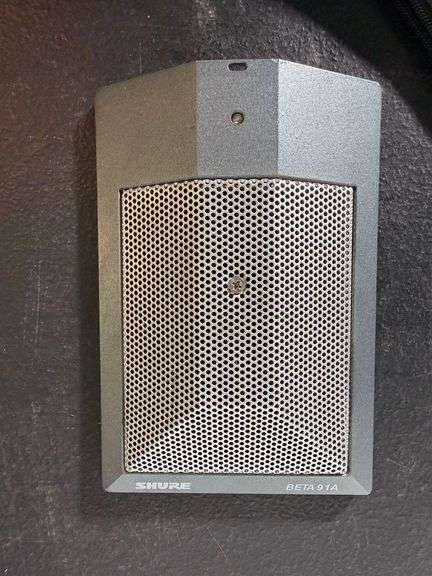 Shure Beta 91A, Condenser Boundary Microphone w/ Soft Case