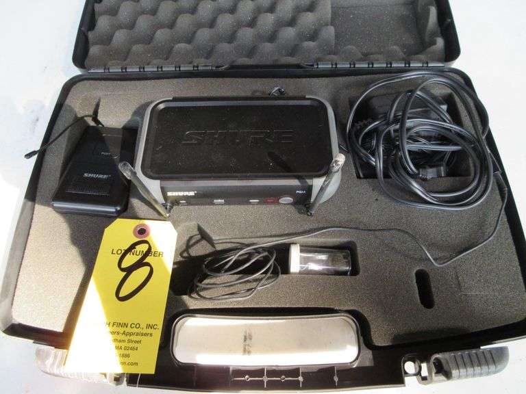 Shure PGX4 Receiver w/ Shure PGX1 Wireless Transmitter, PS and Shure Hard Plastic Case (NOT FOR USE 