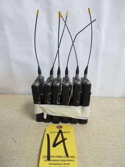 LOT (6) Shure UR1 Belt Pack Transmitters w/ Antennas, Freq. G1 470-530 MHz