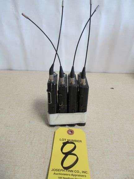 LOT (4) Shure UR1 Belt Pack Transmitters w/ Antennas, Freq. H4 518-578 MHz